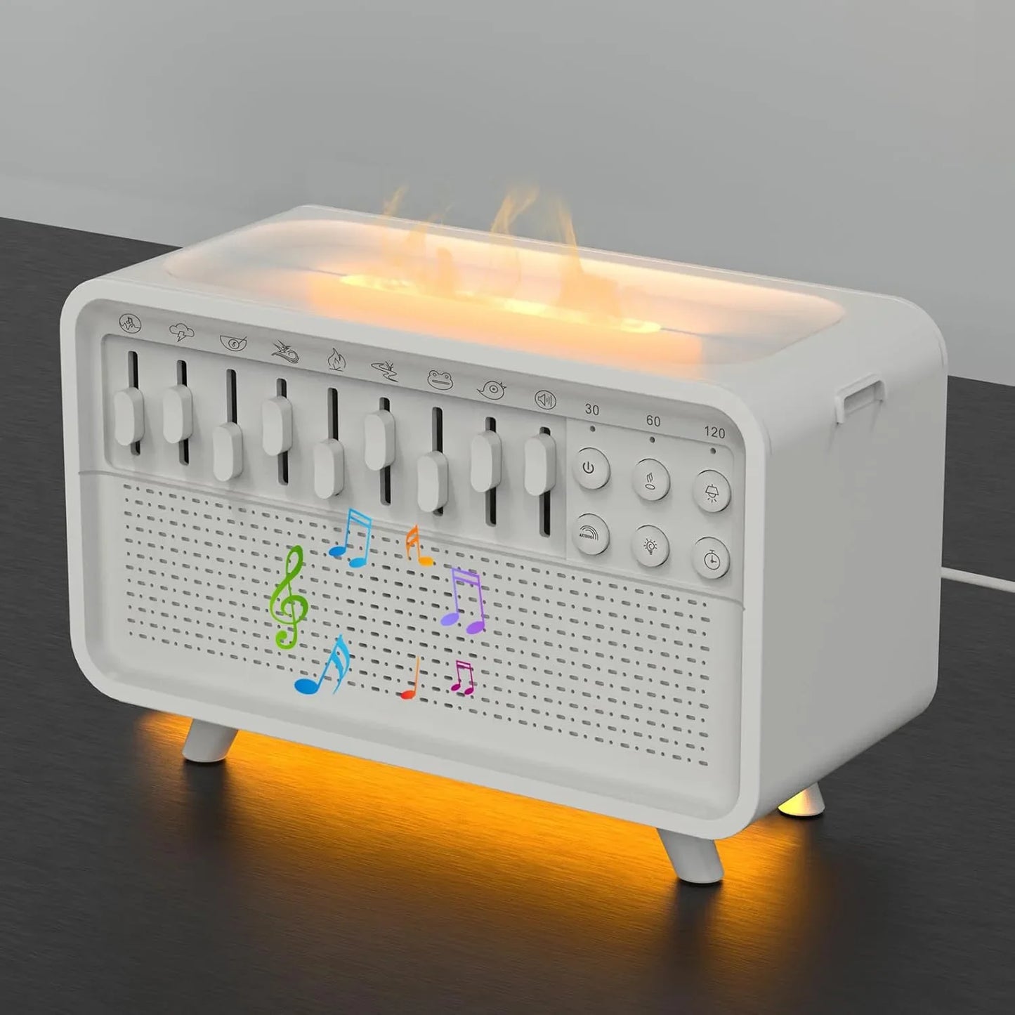 𝐒𝐥𝐞𝐞𝐩𝐬𝐨𝐧𝐝𝐞𝐫 4 in 1 Bluetooth Speaker White Noise Sleep Aid Humidifier