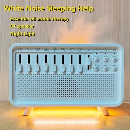 𝐒𝐥𝐞𝐞𝐩𝐬𝐨𝐧𝐝𝐞𝐫 4 in 1 Bluetooth Speaker White Noise Sleep Aid Humidifier