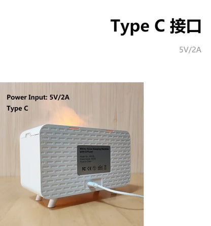 𝐒𝐥𝐞𝐞𝐩𝐬𝐨𝐧𝐝𝐞𝐫 4 in 1 Bluetooth Speaker White Noise Sleep Aid Humidifier