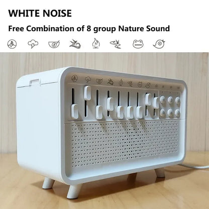 𝐒𝐥𝐞𝐞𝐩𝐬𝐨𝐧𝐝𝐞𝐫 4 in 1 Bluetooth Speaker White Noise Sleep Aid Humidifier